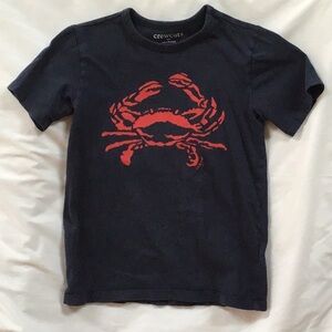 Crewcuts Dark Navy Tee - M (8-9)